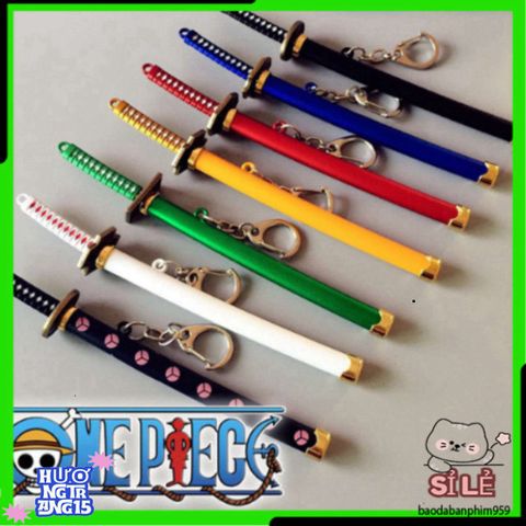 Móc Khóa Kiếm Nhật Bản Đa Sắc - Quà Tặng Cho Fan Anime Manga và Văn Hóa Ninja - Phụ Kiện Thời Trang Độc Đáo