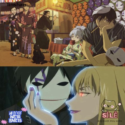 Mặt Nạ Cosplay Hiruko Đen Trắng Black Bullet - Phụ Kiện Thời Trang Cho Fan Anime, Tiệc Hóa Trang, Quà Tặng Độc Đáo