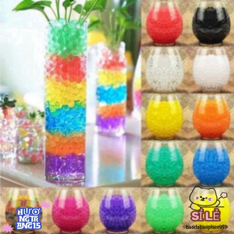 Set 100 Viên Hạt Nở Đa Sắc Trong Suốt - Đồ Chơi Sáng Tạo & Trang Trí An Toàn Cho Nhà Cửa & Sự Kiện