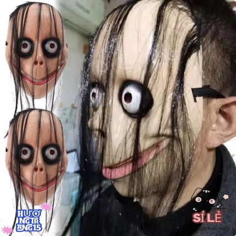 Mặt Nạ Halloween Kinh Dị - Thiết Kế Ma Quái Với Nụ Cười Quái Dị, Phụ Kiện Rùng Rợn Cho Tiệc Hóa Trang
