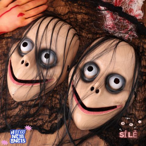 Mặt Nạ Halloween Kinh Dị - Thiết Kế Ma Quái Với Nụ Cười Quái Dị, Phụ Kiện Rùng Rợn Cho Tiệc Hóa Trang
