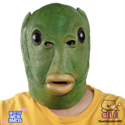 Mũ Đội Đầu Người Cá Xanh - Phụ Kiện Hóa Trang Halloween Độc Đáo, Giúp Bạn Nổi Bật Trong Mọi Buổi Tiệc
