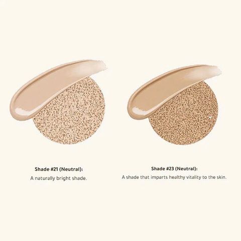 Set Phấn Nước Căng Bóng The Whoo Royal Complexion Glow Cushion Tone 21 - Chống Nắng SPF50+/PA+++, Dưỡng Ẩm, Che Phủ Hoàn Hảo