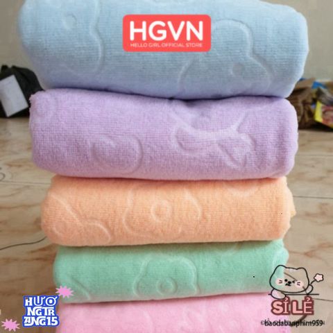 Khăn Tắm Siêu Lớn Nhập Khẩu Nhật Bản 140 x 70 cm - Mềm Mại, Thấm Hút Nhanh, An Toàn Cho Da Nhạy Cảm, Phù Hợp Gia Đình