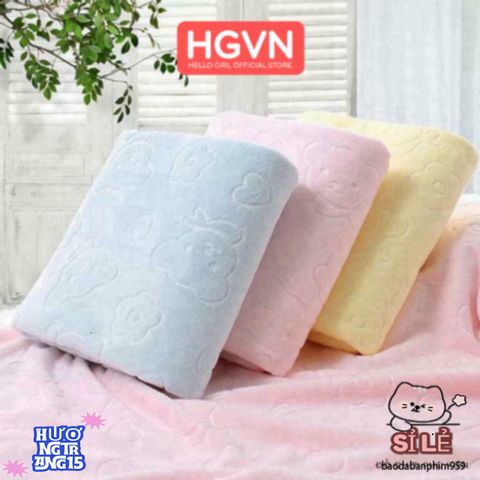 Khăn Tắm Siêu Lớn Nhập Khẩu Nhật Bản 140 x 70 cm - Mềm Mại, Thấm Hút Nhanh, An Toàn Cho Da Nhạy Cảm, Phù Hợp Gia Đình
