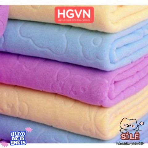Khăn Tắm Siêu Lớn Nhập Khẩu Nhật Bản 140 x 70 cm - Mềm Mại, Thấm Hút Nhanh, An Toàn Cho Da Nhạy Cảm, Phù Hợp Gia Đình
