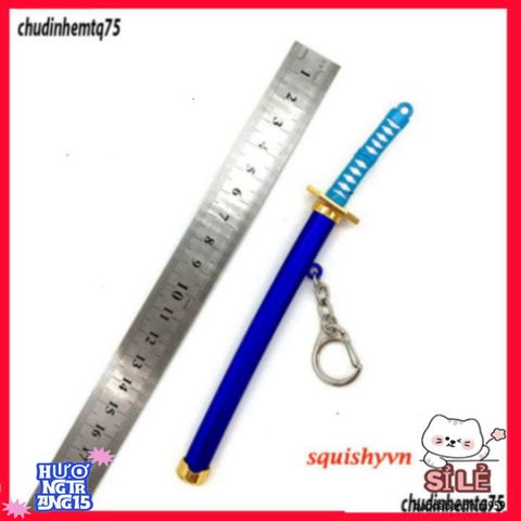 Móc Khóa Kiếm Katana Zoro One Piece - Phụ Kiện Anime Titan Không Gỉ 16cm, Quà Tặng Độc Đáo Cho Fan Văn Hóa Nhật Bản