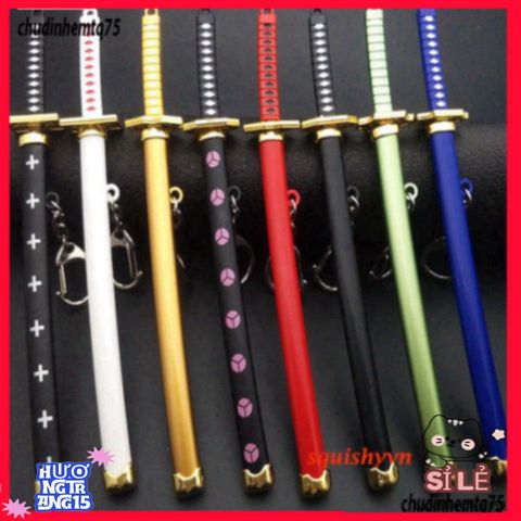 Móc Khóa Kiếm Katana Zoro One Piece - Phụ Kiện Anime Titan Không Gỉ 16cm, Quà Tặng Độc Đáo Cho Fan Văn Hóa Nhật Bản