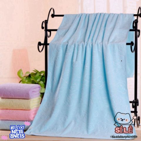 Khăn Tắm Cao Cấp Nhập Khẩu Từ Nhật Bản - Siêu Mềm Microfiber 70x140cm, Đa Dạng 6 Màu Sắc, Hút Ẩm Tối Đa, An Toàn Cho Gia Đình