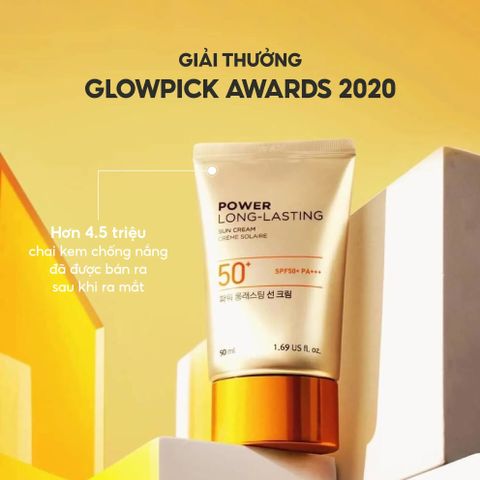 Kem Chống Nắng The Face Shop Power Long Lasting SPF50+ - Bảo Vệ Da, Dưỡng Ẩm, Chống Nước, Phù Hợp Với Mọi Loại Da 601565