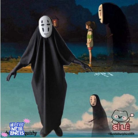 Bộ Trang Phục Cosplay Vô Diện Halloween - Bộ Quần Áo, Găng Tay & Mặt Nạ Hóa Trang Thú Vị, Độc Đáo cho Các Dịp Tiệc Hóa Trang