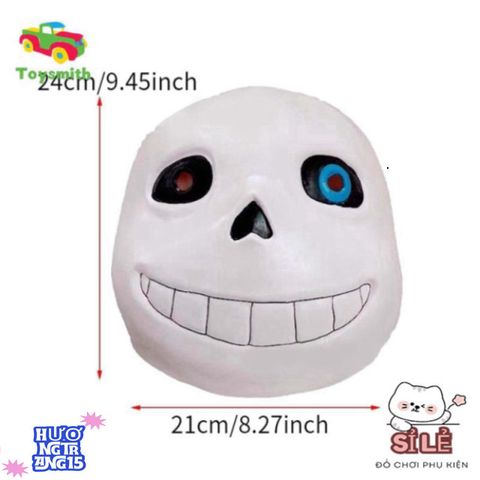 Mặt Nạ Toàn Đầu Undertale Sans - Phụ Kiện Cosplay Độc Đáo Cho Halloween, Tiệc Tùng & Sự Kiện Hóa Trang