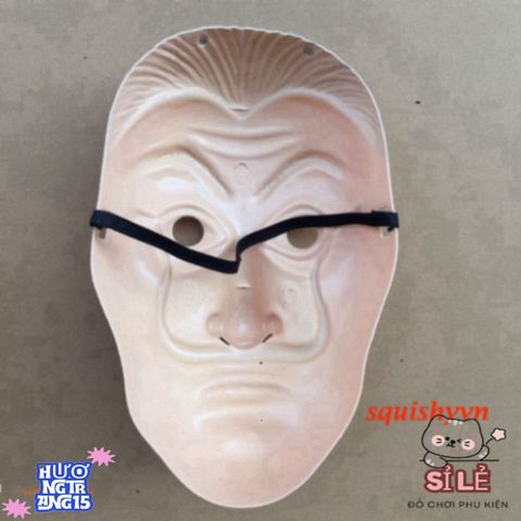 Mặt Nạ Queen Salvador Dali - Đạo Cụ Hóa Trang Money Heist Cho Tiệc Halloween, Giáng Sinh, Độc Đáo Và Đậm Chất Nghệ Thuật