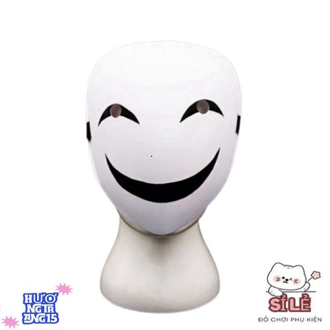 Mặt Nạ Cosplay Bicolor Anime . Đen - Phụ Kiện Thời Trang Hóa Trang Độc Đáo cho Fan Anime và Sự Kiện Cosplay