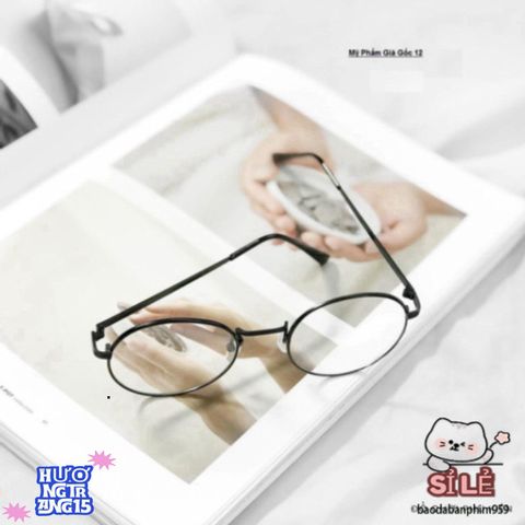 Gọng Kính Nobita Tròn Kim Loại - Phụ Kiện Thời Trang Trẻ Trung, Nhiều Màu Sắc, Phù Hợp Mọi Phong Cách