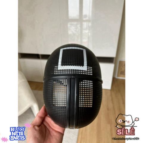 Mặt Nạ Cosplay Lính Squid Game - Phụ Kiện Hóa Trang Halloween Sáng Tạo Cho Fan Trò Chơi Con Mực