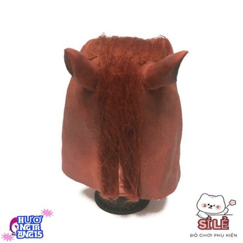 Mặt Nạ Hình Ngựa Halloween - Latex Đen Nâu Trắng Cho Tiệc Hóa Trang - Sản Phẩm Độc Đáo Cho Fan Trang Phục
