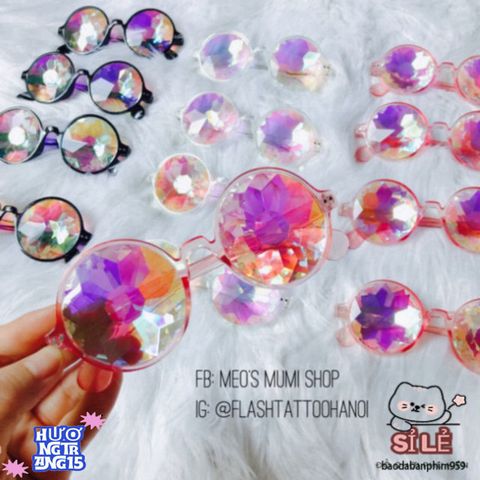Kính Vạn Hoa Rave Màu Sắc - Phụ Kiện Thời Trang Độc Đáo Cho Lễ Hội Âm Nhạc Mùa Hè 2023, Tỏa Sáng Phong Cách Cá Tính!