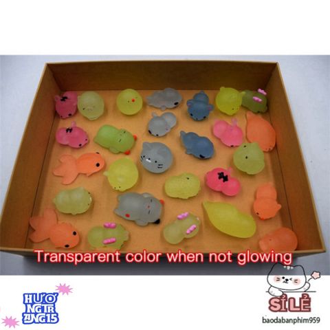 Đồ Chơi Squishy Dạ Quang Hình Động Vật Thú Cưng - Giải Tỏa Căng Thẳng, Trang Trí Không Gian Sống, Món Quà Dễ Thương