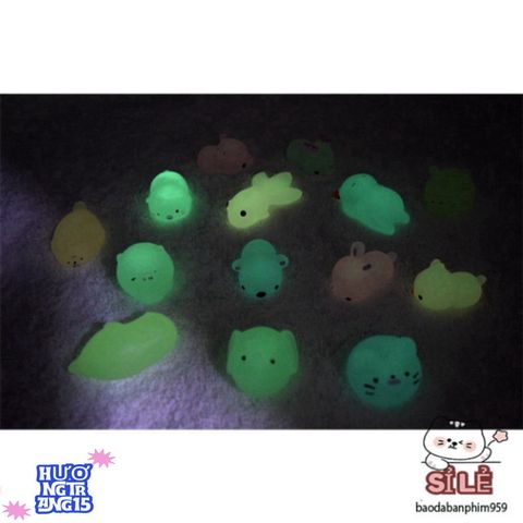 Đồ Chơi Squishy Dạ Quang Hình Động Vật Thú Cưng - Giải Tỏa Căng Thẳng, Trang Trí Không Gian Sống, Món Quà Dễ Thương