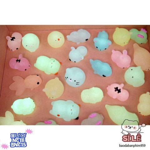 Đồ Chơi Squishy Dạ Quang Hình Động Vật Thú Cưng - Giải Tỏa Căng Thẳng, Trang Trí Không Gian Sống, Món Quà Dễ Thương