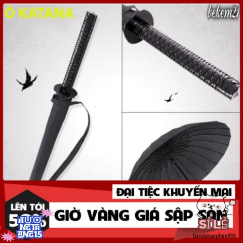 Ô Dù Nhật Katana Chống Nắng Mưa Sang Trọng - Thiết Kế Kiếm Nhật Chất Liệu Bền Bỉ, Thích Hợp Cho Người Yêu Thích Thể Thao Ngoài Trời