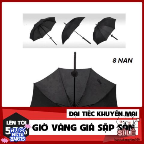 Ô Dù Nhật Katana Chống Nắng Mưa Sang Trọng - Thiết Kế Kiếm Nhật Chất Liệu Bền Bỉ, Thích Hợp Cho Người Yêu Thích Thể Thao Ngoài Trời