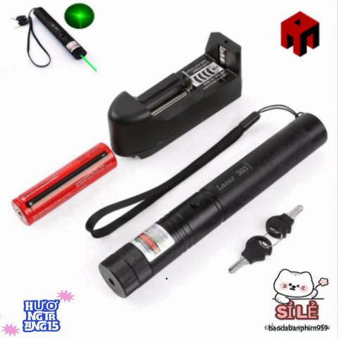 Đèn Laser 303 Xanh - Thiết Bị Chiếu Sáng Vạn Hoa Đồ Họa, Khóa An Toàn, Sạc Nhanh, Điểm Nhấn Cho Tiệc Tùng, Sự Kiện Quảng Cáo.