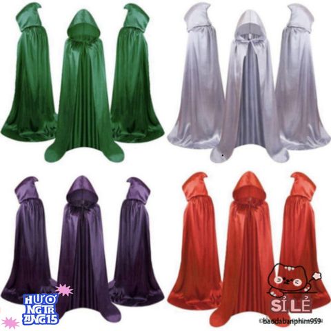 Áo Choàng Halloween Huyền Bí 59 Inch - Phụ Kiện Thời Trang Cho Tiệc Hóa Trang Và Sự Kiện Ma Quái