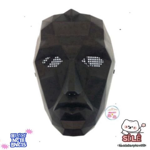 Mặt Nạ Boss Quản Trị Viên Squid Game - Phụ Kiện Hóa Trang Độc Đáo Cho Halloween, Cosplay và Tiệc Tùng