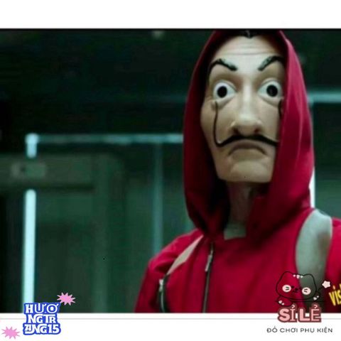 Mặt Nạ Hình Queen Salvador Dali Money Heist - Phụ Kiện Halloween Độc Đáo Cho Tiệc Hóa Trang