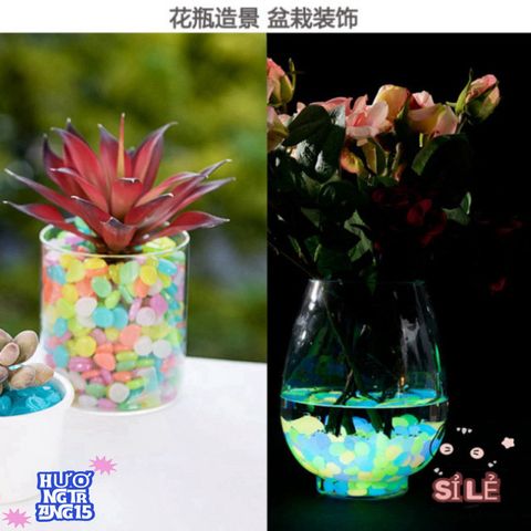 Sỏi Dạ Quang Phát Sáng - Trang Trí Bể Cá Lung Linh, Tạo Ấn Tượng Độc Đáo Và Không Gian Sống Rực Rỡ