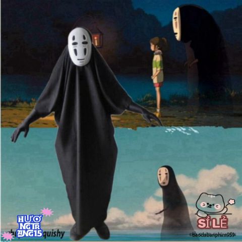 Bộ Hóa Trang Ma Vô Diện Kaonashi - Trang Phục Cosplay Spirited Away Dành Cho Trẻ Em & Người Lớn, Phù Hợp Mọi Lứa Tuổi