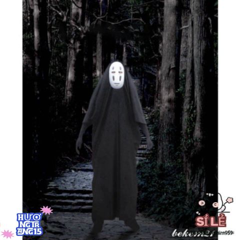 Bộ Hóa Trang Ma Vô Diện Kaonashi - Trang Phục Cosplay Spirited Away Dành Cho Trẻ Em & Người Lớn, Phù Hợp Mọi Lứa Tuổi