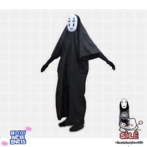 Bộ Hóa Trang Ma Vô Diện Kaonashi - Trang Phục Cosplay Spirited Away Dành Cho Trẻ Em & Người Lớn, Phù Hợp Mọi Lứa Tuổi