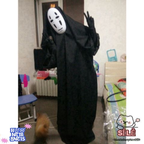Bộ Hóa Trang Ma Vô Diện Kaonashi - Trang Phục Cosplay Spirited Away Dành Cho Trẻ Em & Người Lớn, Phù Hợp Mọi Lứa Tuổi