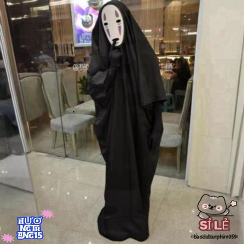Bộ Hóa Trang Vô Diện Halloween - Áo Choàng, Mặt Nạ và Găng Tay Nhiều Size, Trang Phục Cosplay Đặc Biệt Cho Bé Yêu