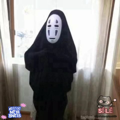 Bộ Hóa Trang Vô Diện Halloween - Áo Choàng, Mặt Nạ và Găng Tay Nhiều Size, Trang Phục Cosplay Đặc Biệt Cho Bé Yêu