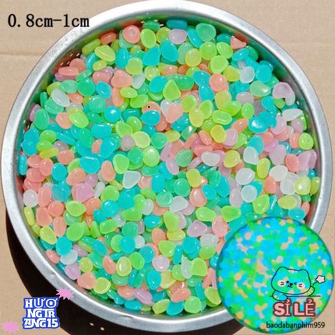 Set Đá Phát Sáng Trang Trí Bể Cá - Đá Cuội Phát Sáng Ban Đêm, An Toàn & Bền Bỉ, Lựa Chọn 50/100/200 Viên, Tăng Thêm Cảnh Sắc Lung Linh