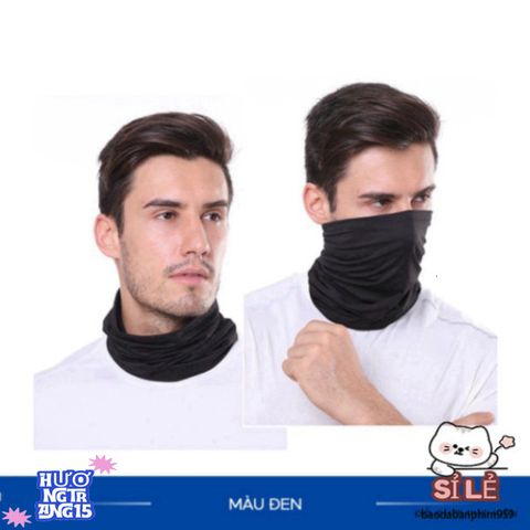 Khẩu Trang Đầu Lâu Đen - Phụ Kiện Chống Nắng Độc Đáo Cho Nam Nữ, Đa Năng Dùng Khi Đi Phượt và Thể Thao
