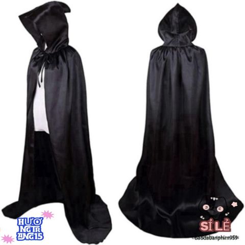 Áo choàng Halloween Phù Thủy Filewoto 59 inch - Trang Phục Hóa Trang Đặc Biệt cho Bữa Tiệc, Thời Trang Bí Ẩn