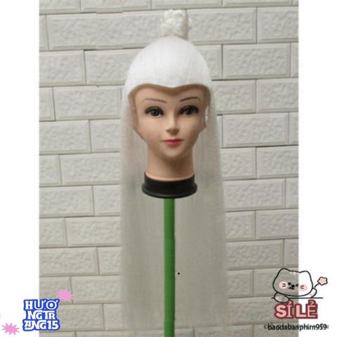 Râu Giả Cổ Trang Nam Trắng Đen - Phụ Kiện Hóa Trang Nhân Vật Cổ Điển Trung Quốc, Thời Trang Truyền Thống độc Đáo