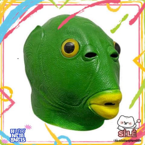 Mặt Nạ Ếch Silicon Độc Đáo Nhiều Màu - Phụ Kiện Hóa Trang Vui Nhộn Cho Tiệc Cosplay, Thoải Mái và An Toàn