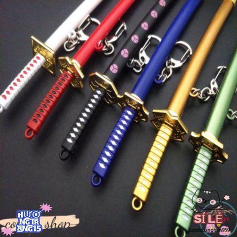Móc Khóa Katana Kim Loại Zoro Law One Piece 16cm - Quà Tặng Độc Đáo Cho Fan Anime Nhật Bản, Thiết Kế Sang Trọng