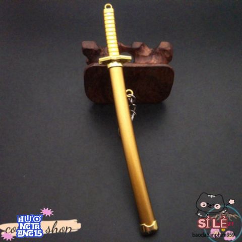 Móc Khóa Katana Kim Loại Zoro Law One Piece 16cm - Quà Tặng Độc Đáo Cho Fan Anime Nhật Bản, Thiết Kế Sang Trọng