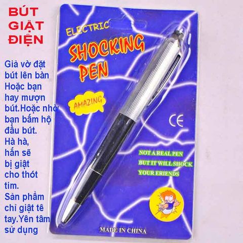 Bút Giật Điện Magic Pen - Bút Bi Độc Đáo Gây Bất Ngờ An Toàn - Quà Tặng Vui Nhộn Cho Bạn Bè