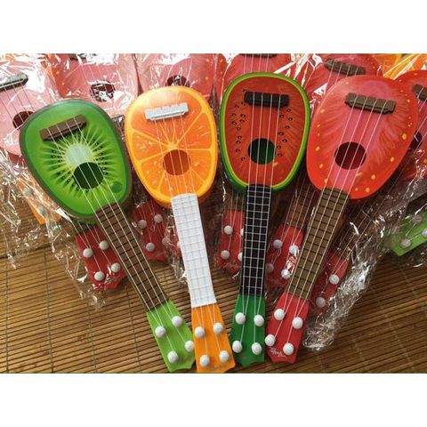 Đàn Ukelele Mini 35cm Chất Liệu Nhựa Bền - Âm Thanh Chuẩn, Quà Tặng Âm Nhạc Thú Vị