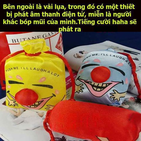 Túi Cười Hahaha - Túi Văn Phòng Phẩm Tự Động Phát Tiếng Cười, Quà Tặng Troll Thú Vị cho Bạn Bè