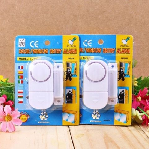 Combo 4 Chuông Báo Động Chống Trộm Nhạy - Âm Thanh 90dB - Dễ Lắp Đặt, Bảo Vệ Gia Đình và Tài Sản An Toàn