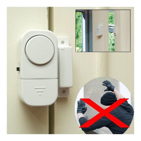 Combo 4 Chuông Báo Động Chống Trộm Nhạy - Âm Thanh 90dB - Dễ Lắp Đặt, Bảo Vệ Gia Đình và Tài Sản An Toàn